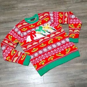 Blizzard bay taco fiesta knit sweater